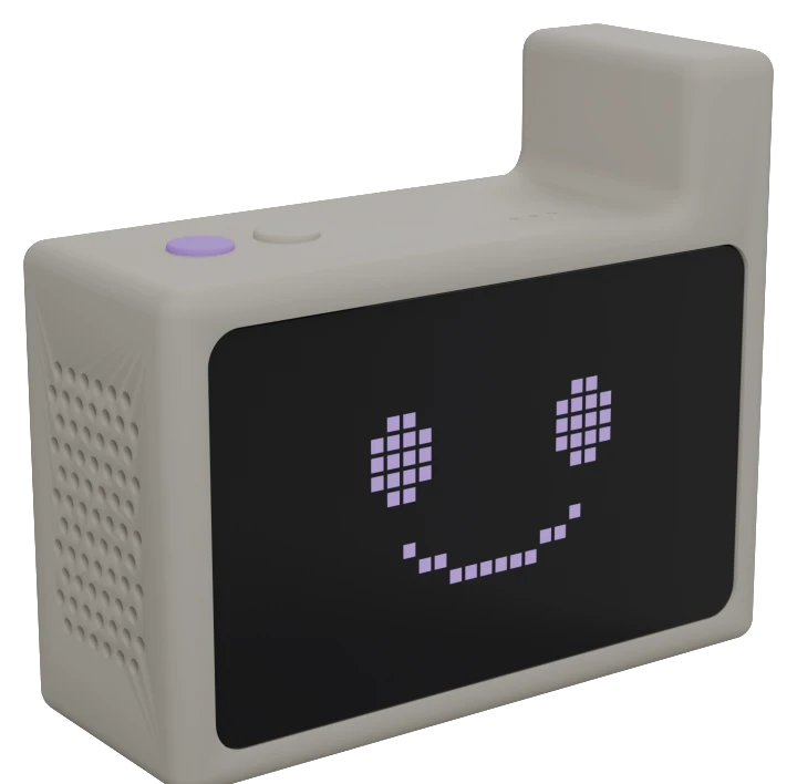 ran-d-2 smart baby monitor, three-quarter view